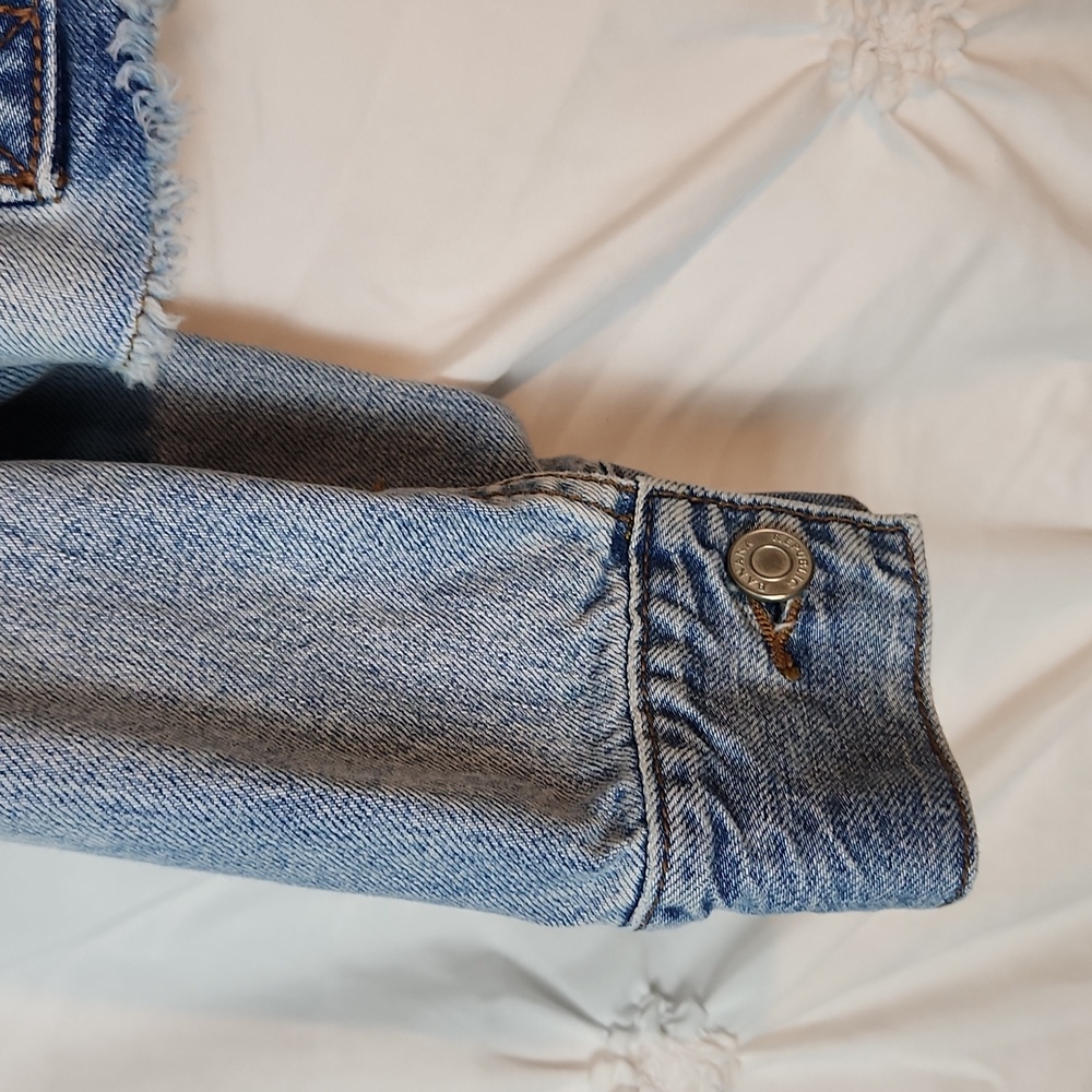 Banana republic Denim Jean  Hawhew Hem And CollarJacket - Picture 9 of 9